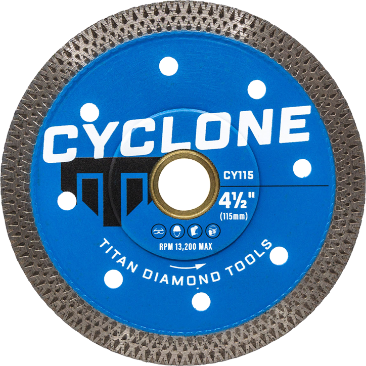 cyclone porcelain diamond blade